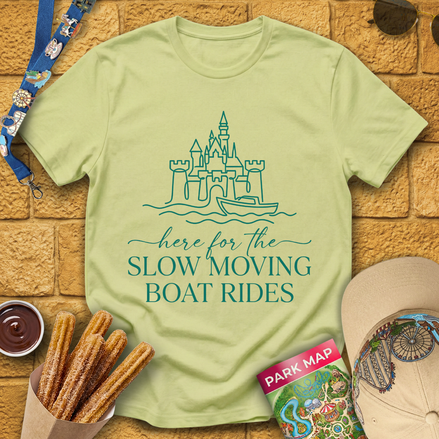 Slow Moving Boat Rides [Sleek] T-Shirt