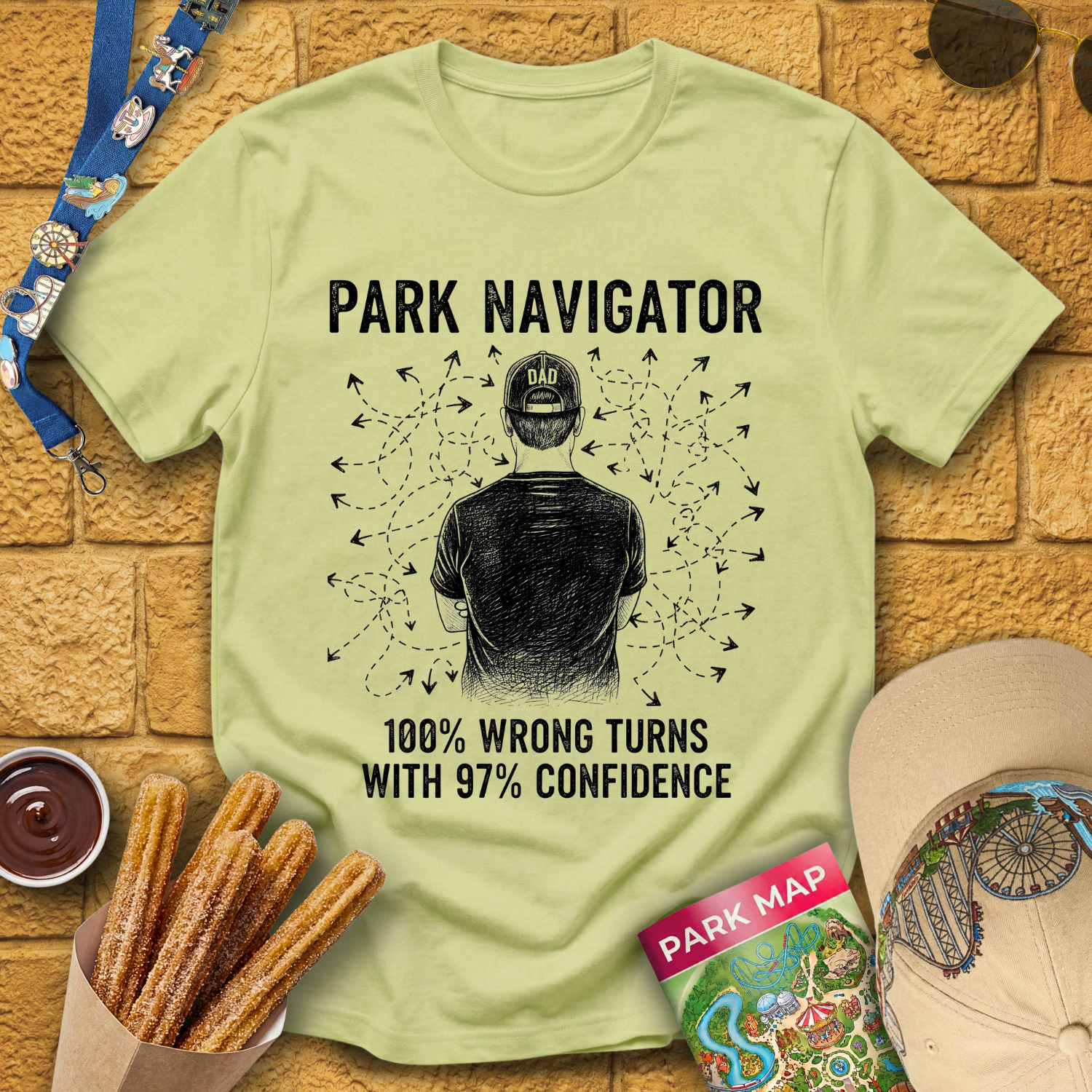 Park Navigator [Woodcut] T-Shirt