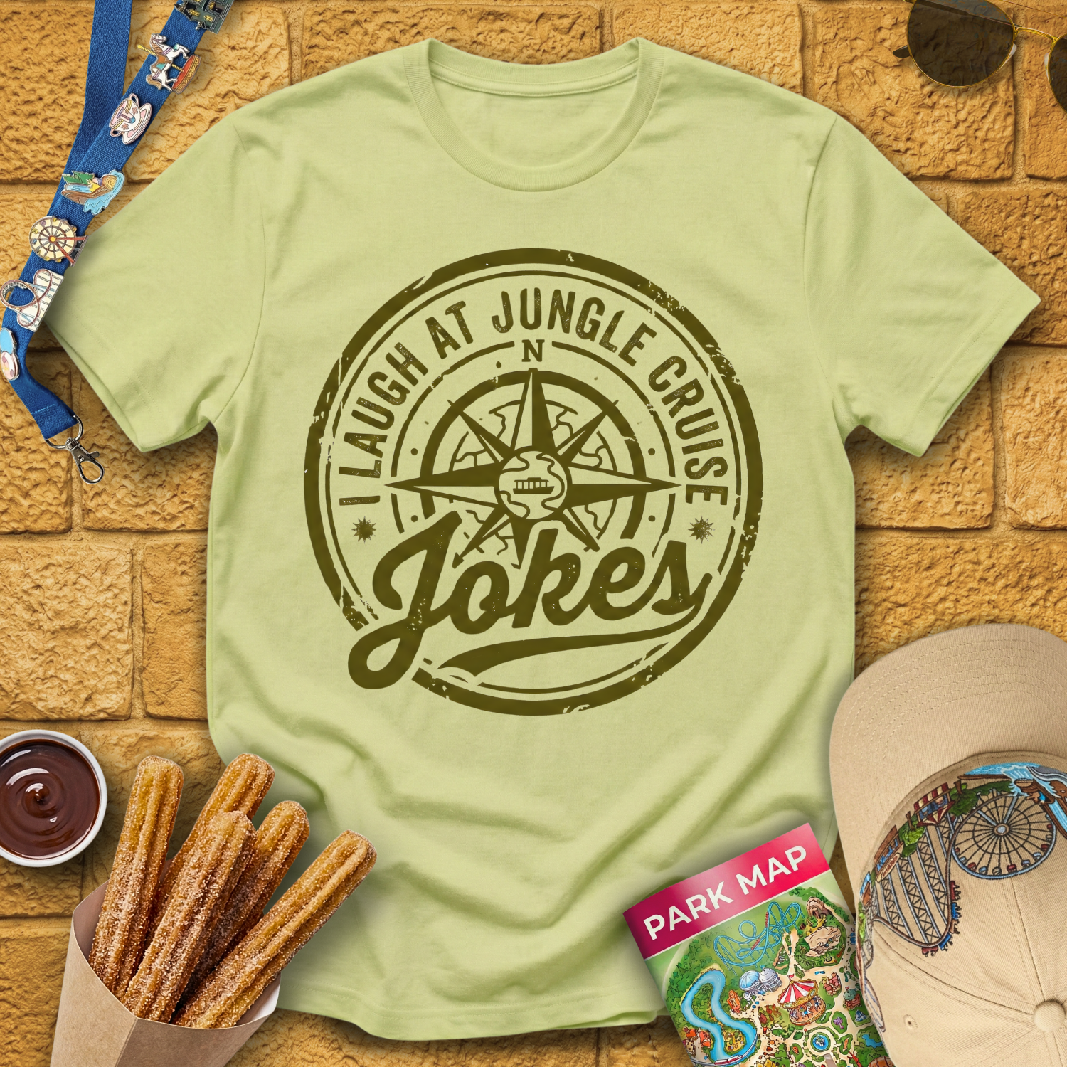 Jungle Cruise Jokes [Badge] T-Shirt