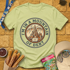 Mountain Of Debt [Badge] T-Shirt