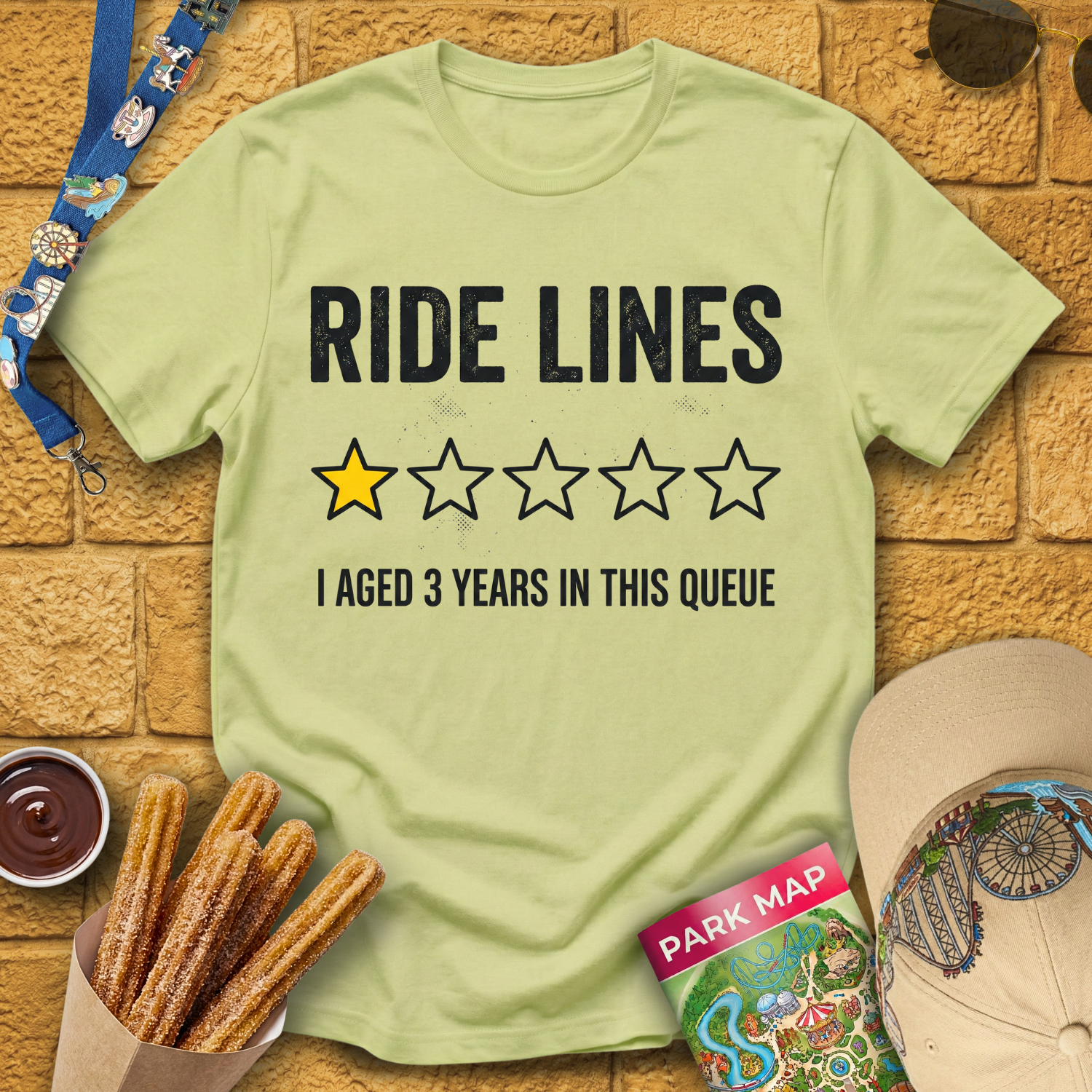 Ride Lines ★ ✰ ✰ ✰ ✰  T-Shirt