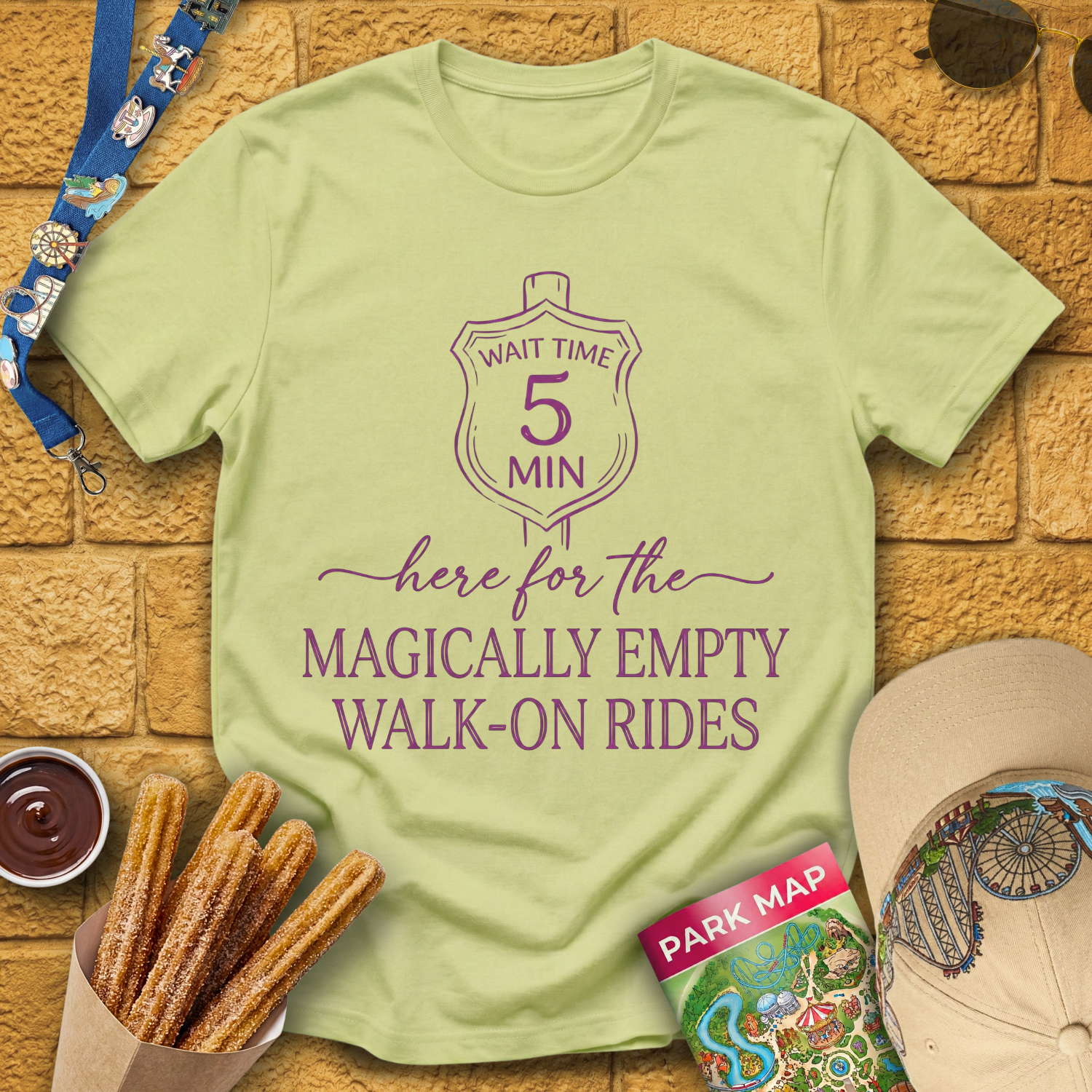 Walk-On Rides [Sleek] T-Shirt