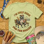 Here For Snacks [Racoon] T-Shirt