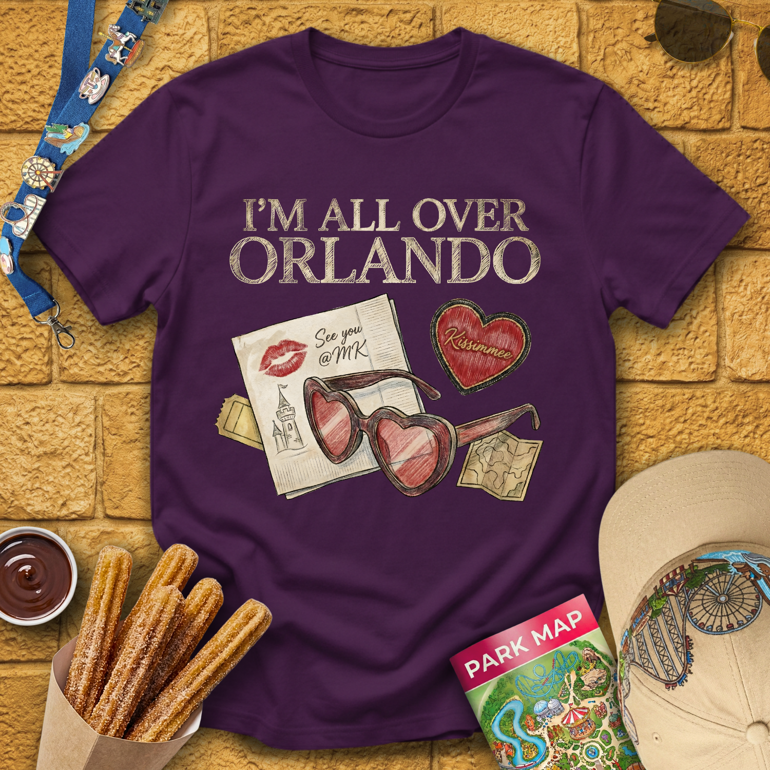 All Over Orlando [Handcraft] T-Shirt
