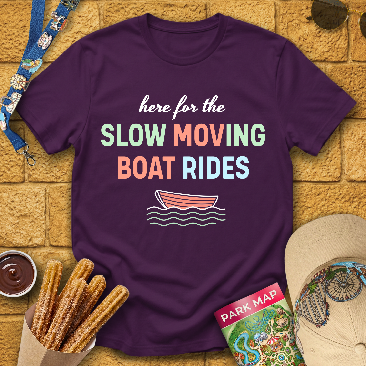 Slow Moving Boat Rides [Icon] T-Shirt