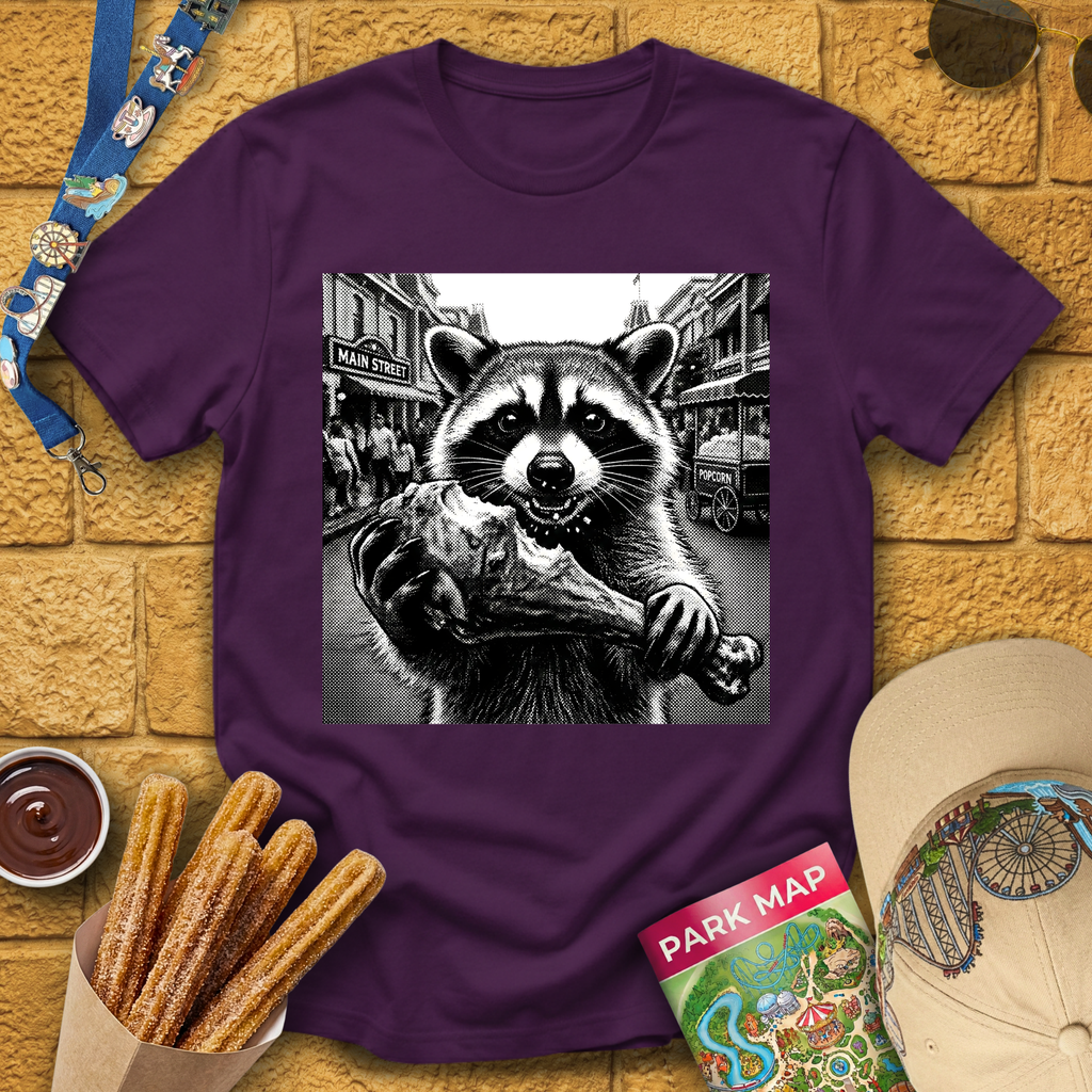 Raccoon Turkey Leg T-Shirt