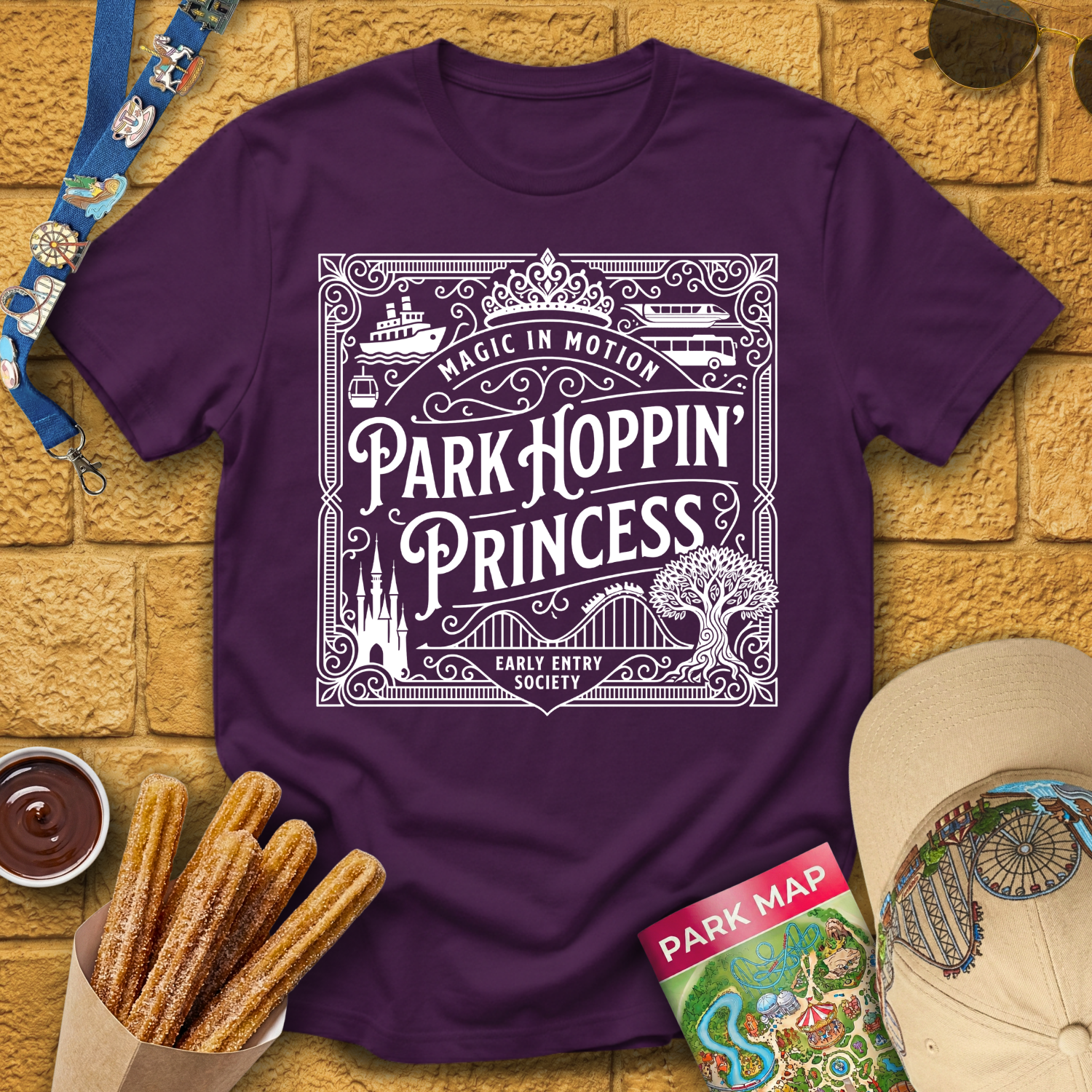 Park Hoppin' Princess [Victorian] T-Shirt