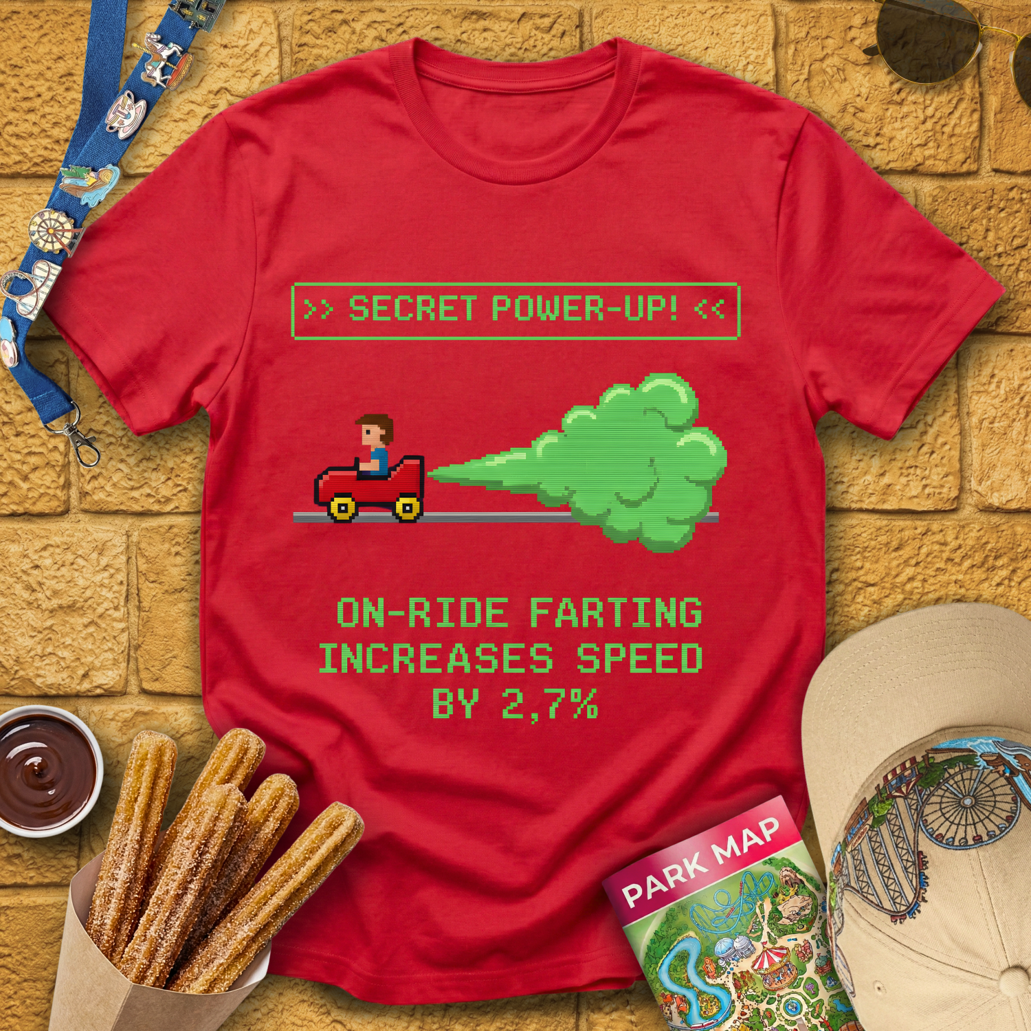 Farting Increases Speed [Arcade] T-Shirt