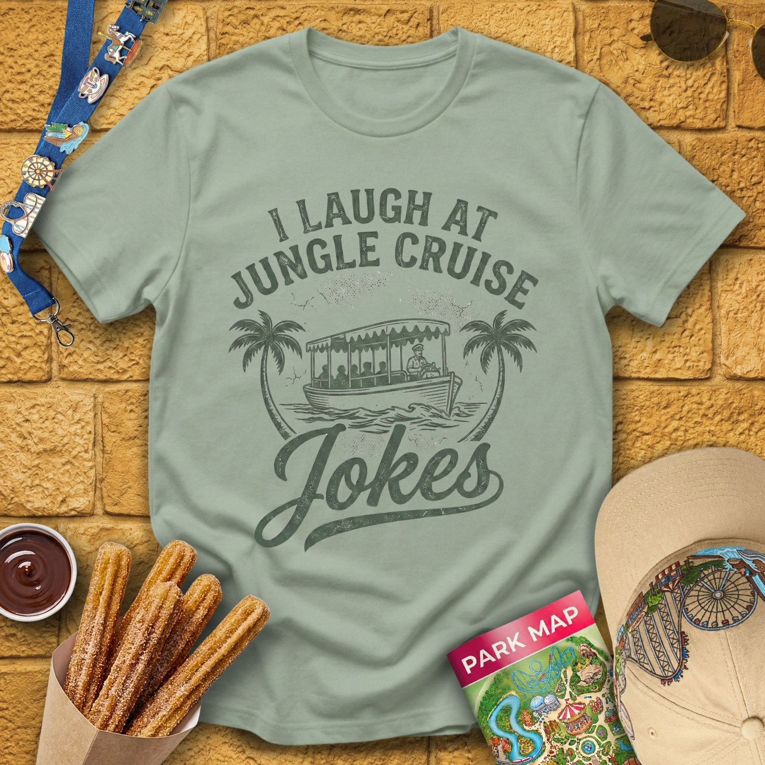Jungle Cruise Jokes [RetroBrush] T-Shirt