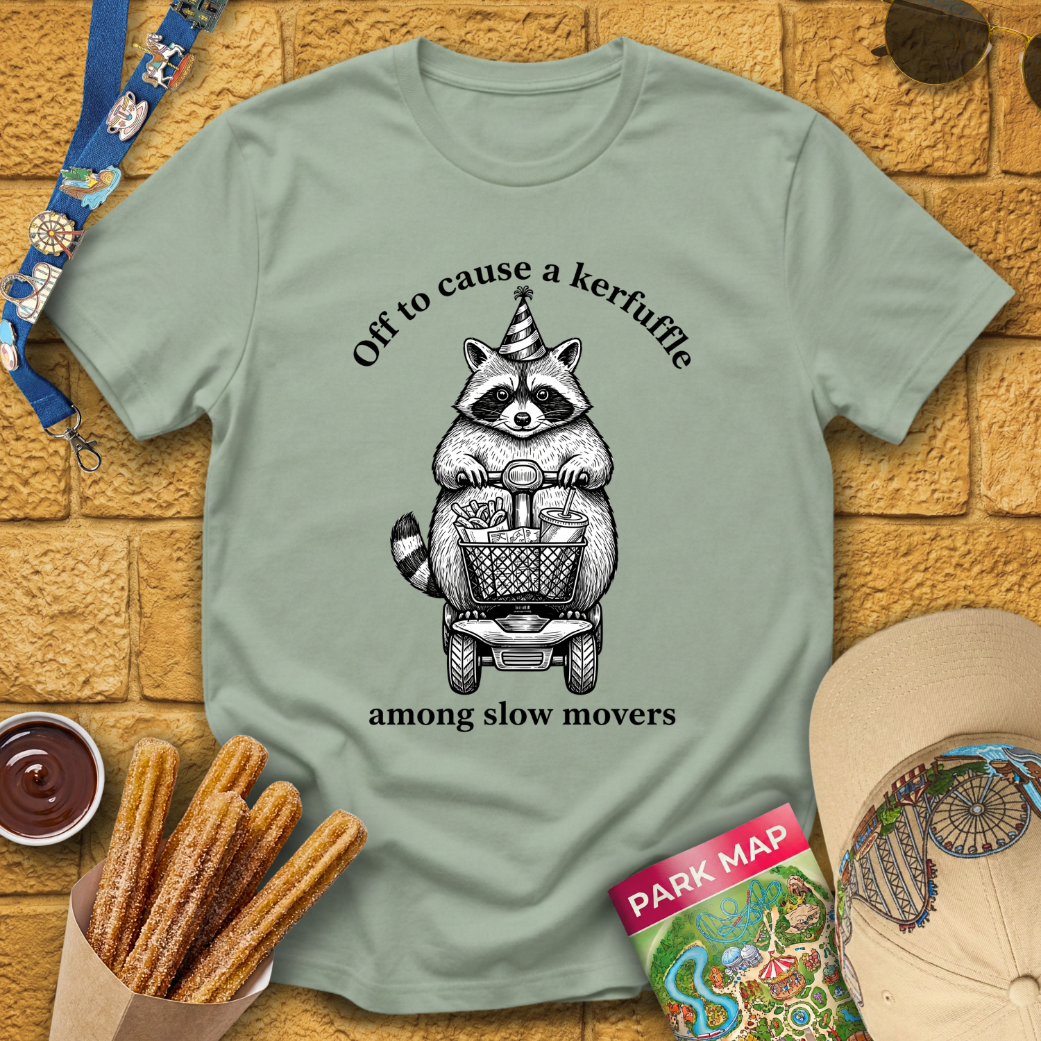 Cause A Kerfuffle [Raccoon B] T-Shirt