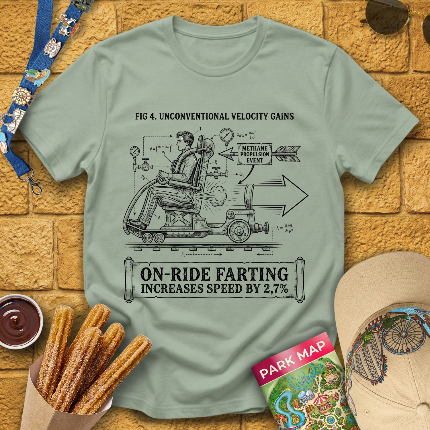 Farting Increases Speed [Tech] T-Shirt