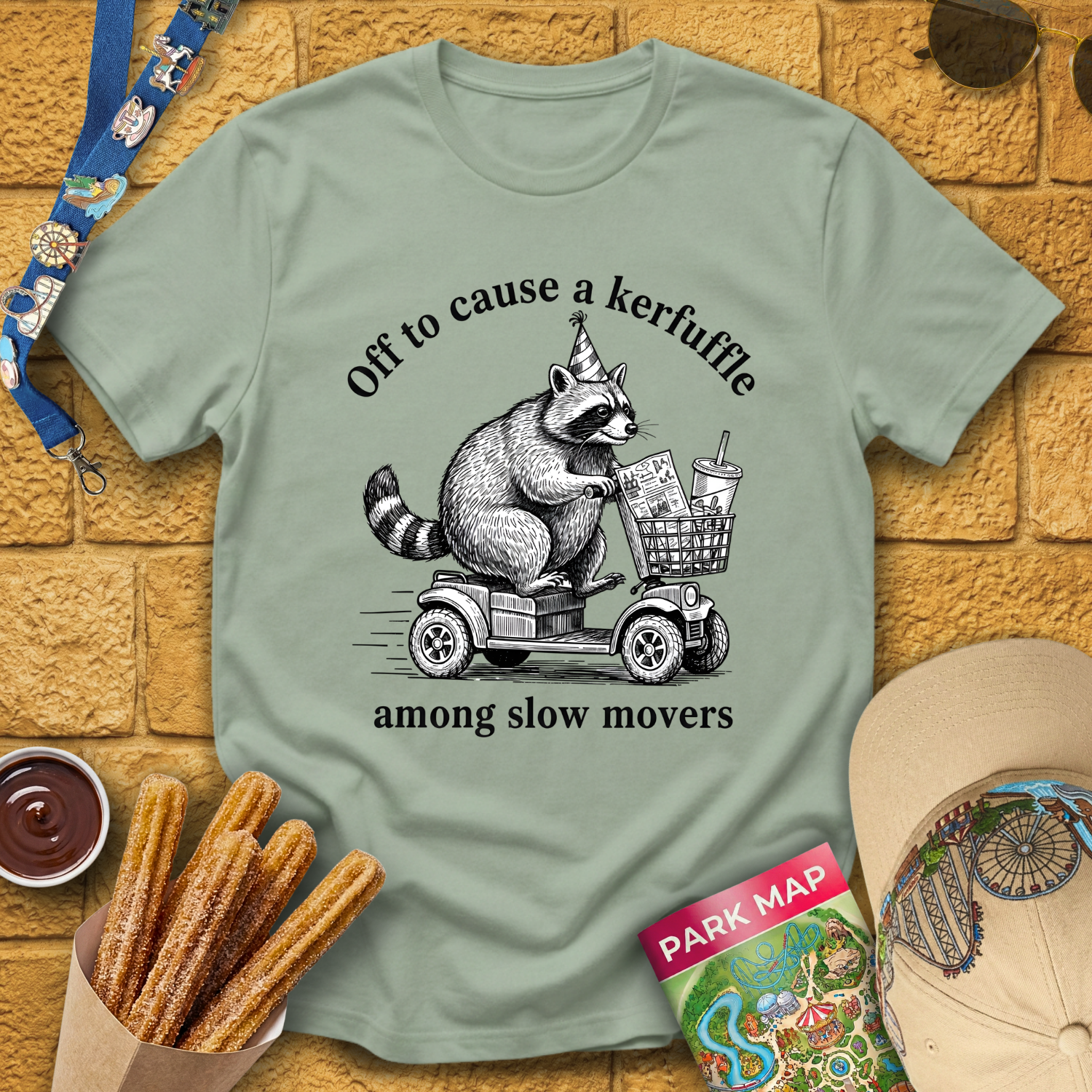 Cause A Kerfuffle [Raccoon A] T-Shirt