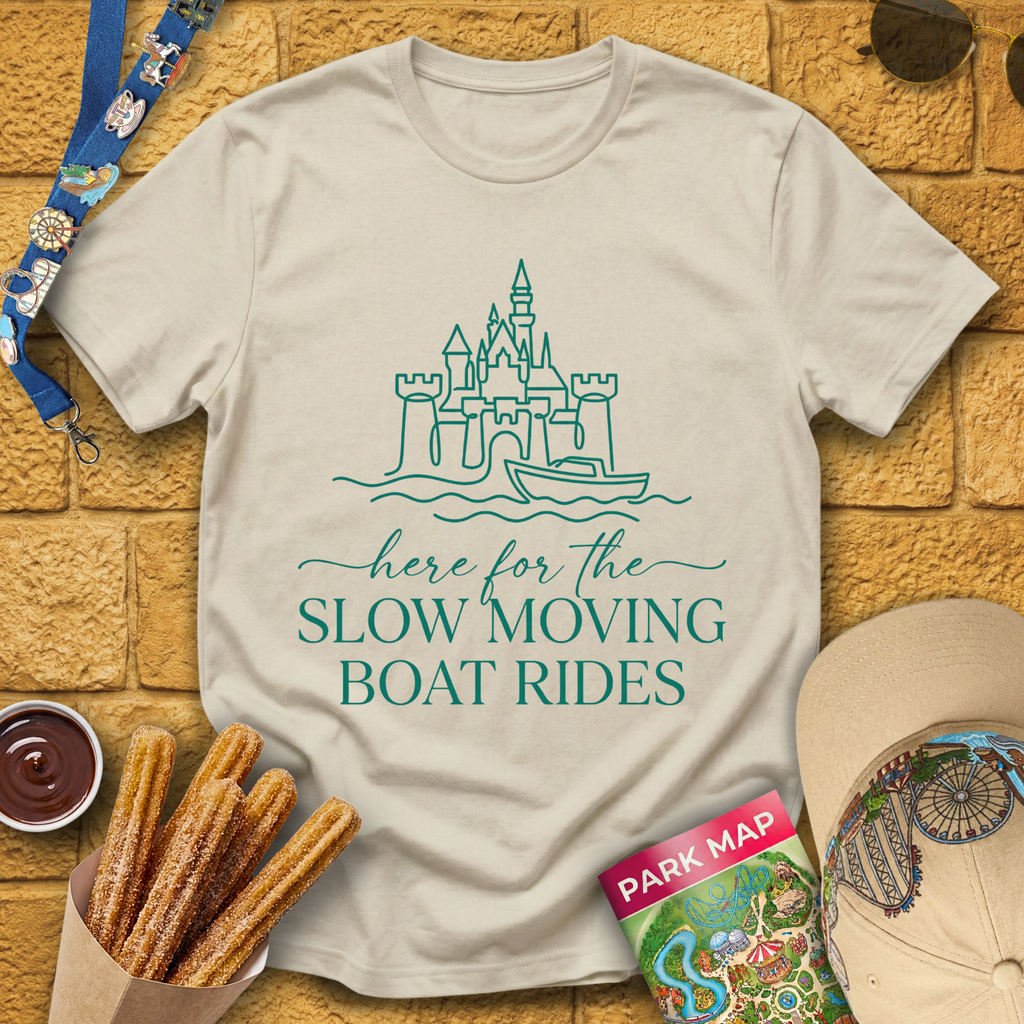 Slow Moving Boat Rides [Sleek] T-Shirt