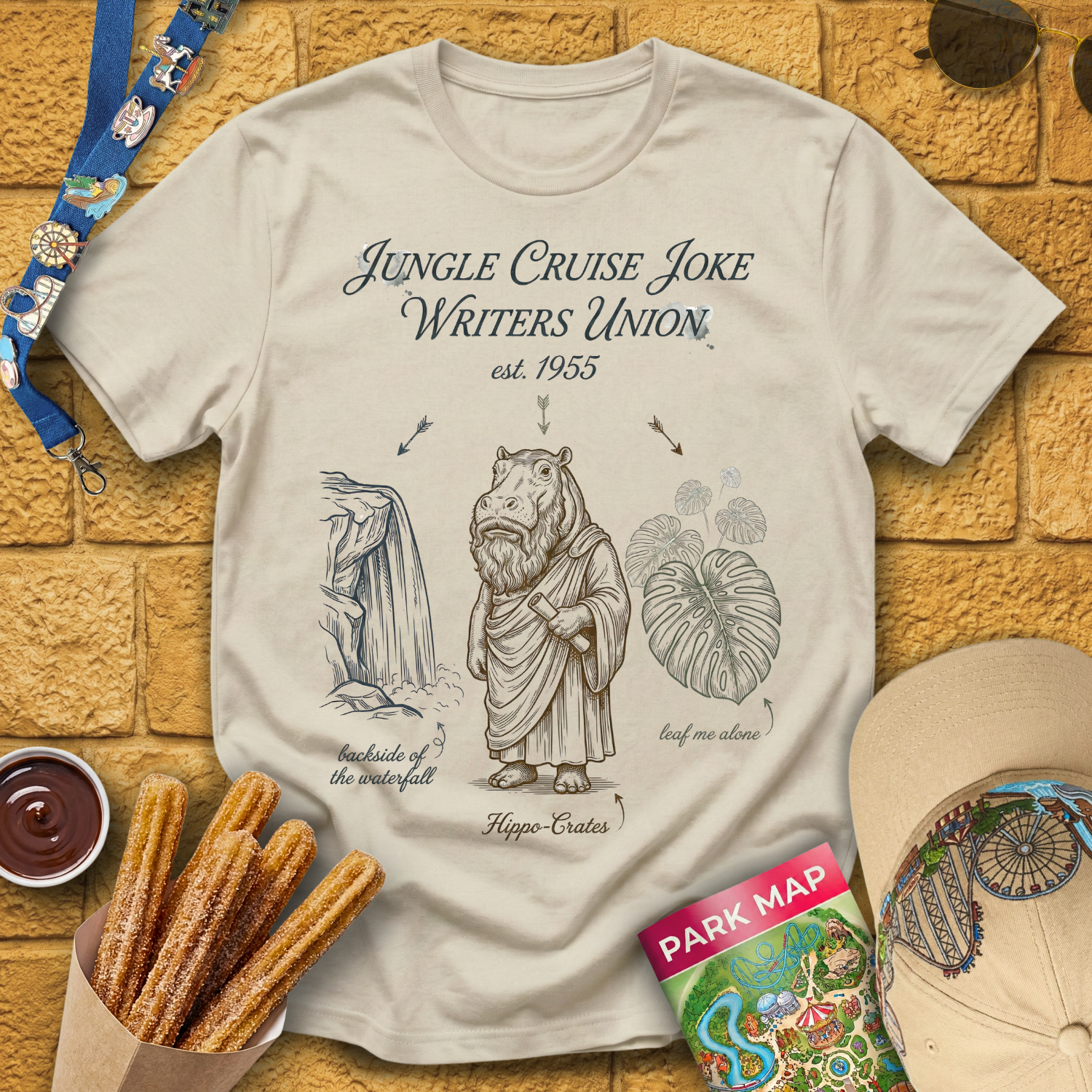 Jungle Cruise Joke [Woodcut] T-Shirt
