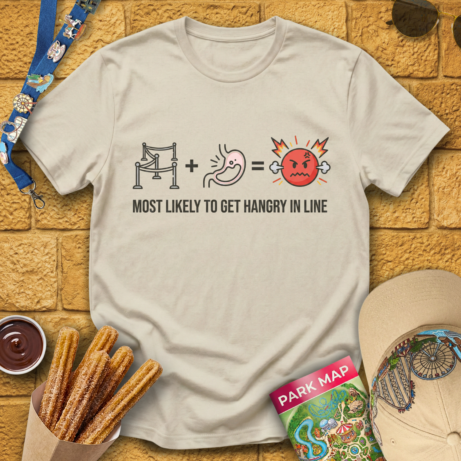 Hangry In Line [Sleek] T-Shirt