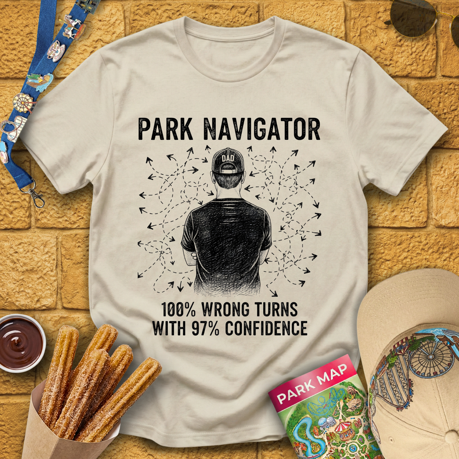 Park Navigator [Woodcut] T-Shirt