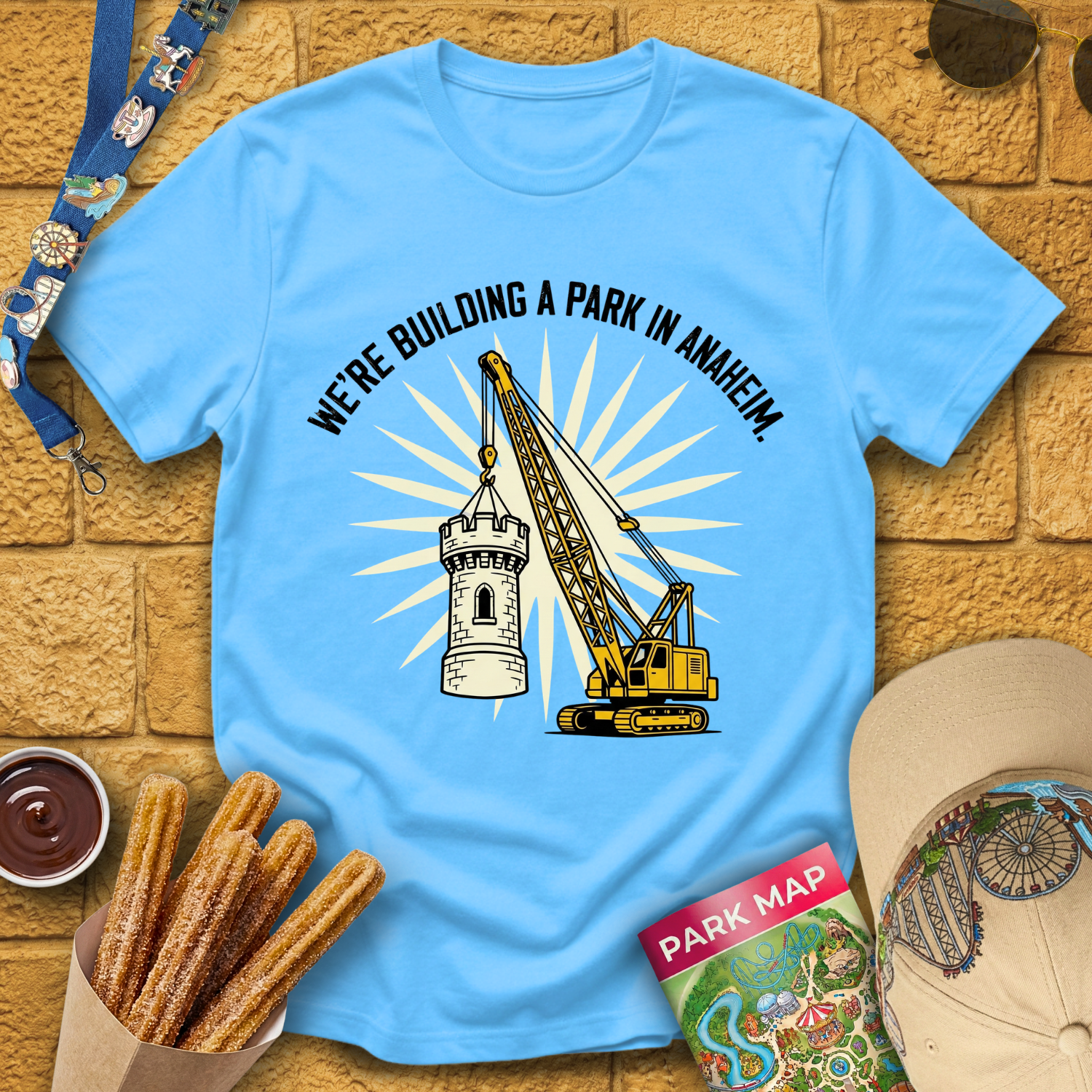 Building A Park [Crane] T-Shirt