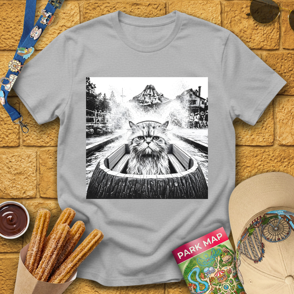 Cat Gettin' Wet T-Shirt