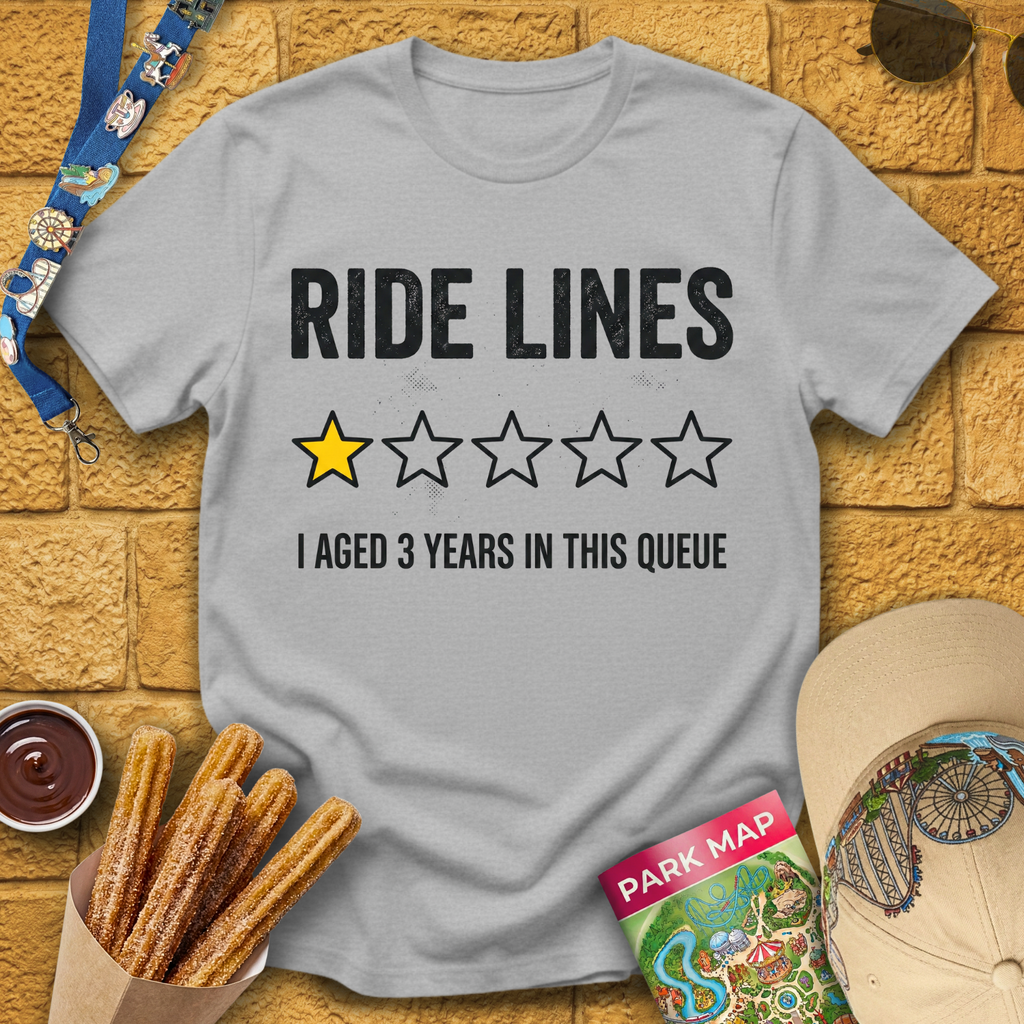 Ride Lines ★ ✰ ✰ ✰ ✰  T-Shirt