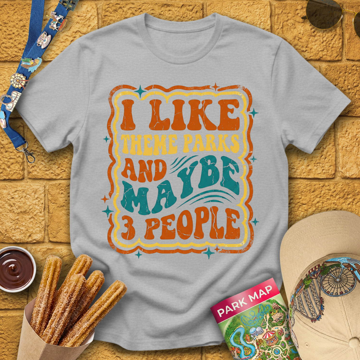 Parks & 3 People [70s] T-Shirt