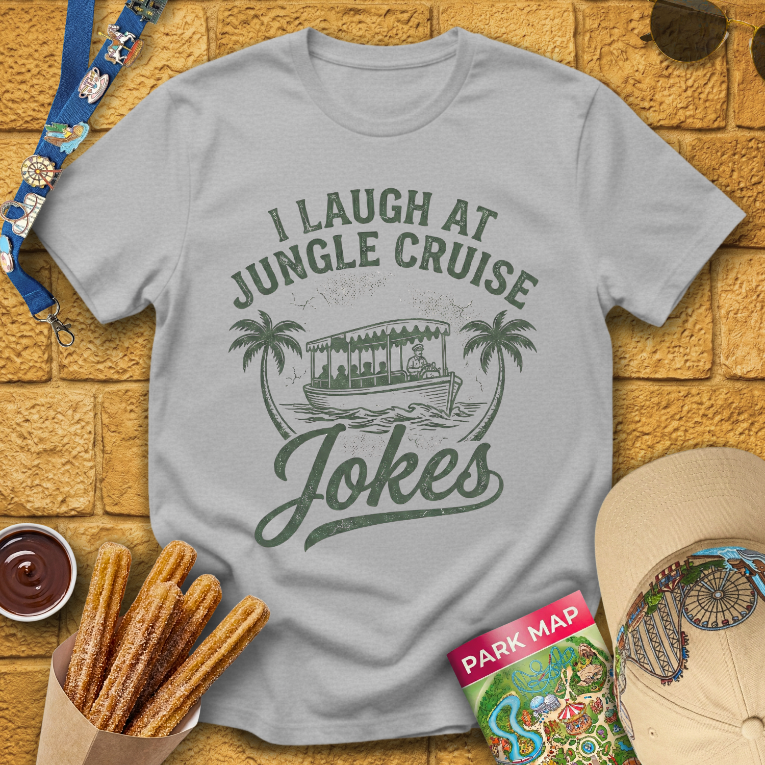 Jungle Cruise Jokes [RetroBrush] T-Shirt