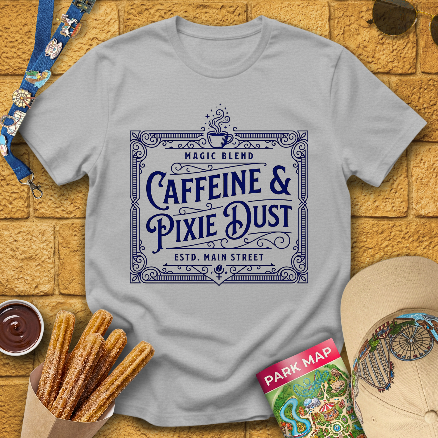 Caffeine & Pixie Dust [Victorian] T-Shirt
