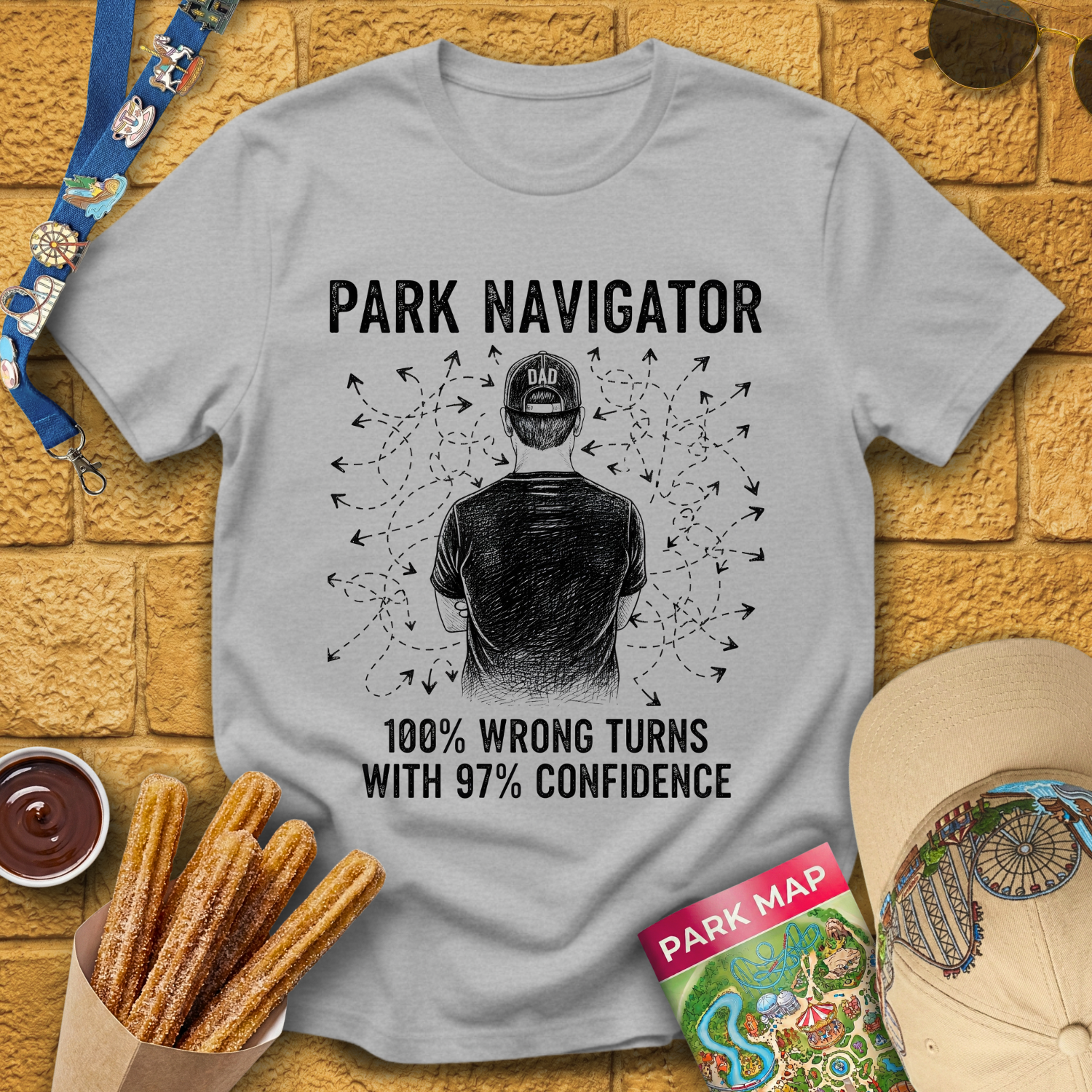 Park Navigator [Woodcut] T-Shirt