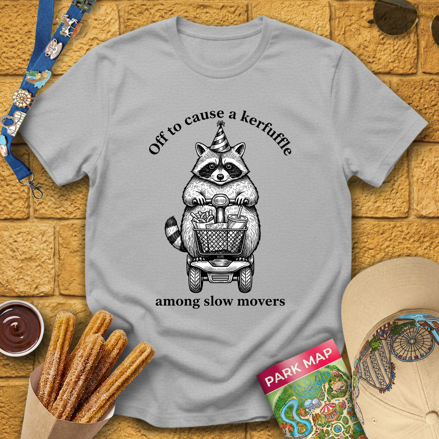 Cause A Kerfuffle [Raccoon B] T-Shirt
