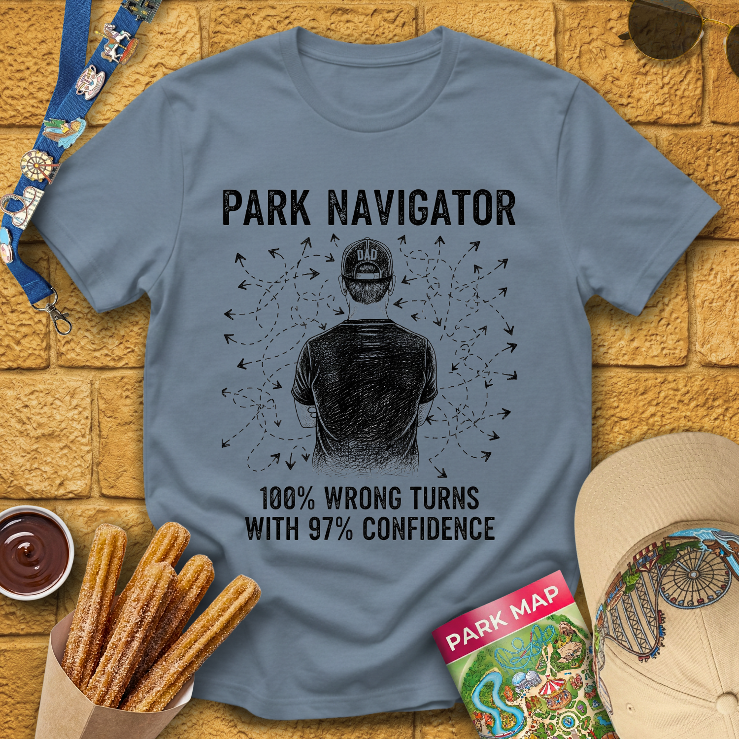Park Navigator [Woodcut] T-Shirt