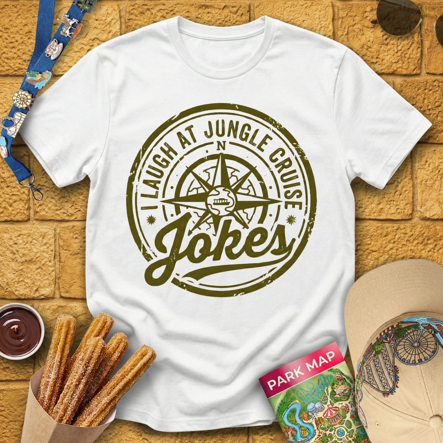 Jungle Cruise Jokes [Badge] T-Shirt