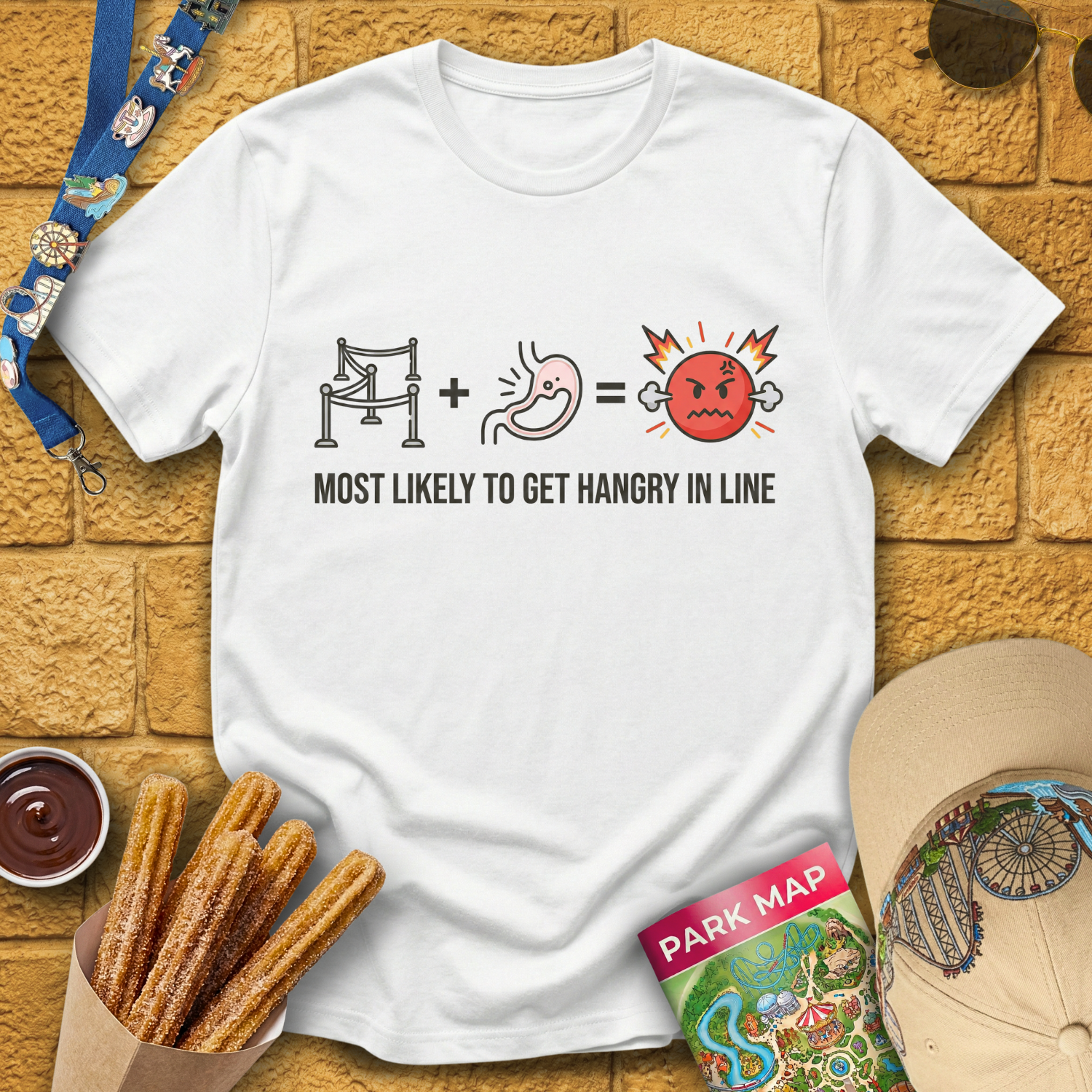 Hangry In Line [Sleek] T-Shirt
