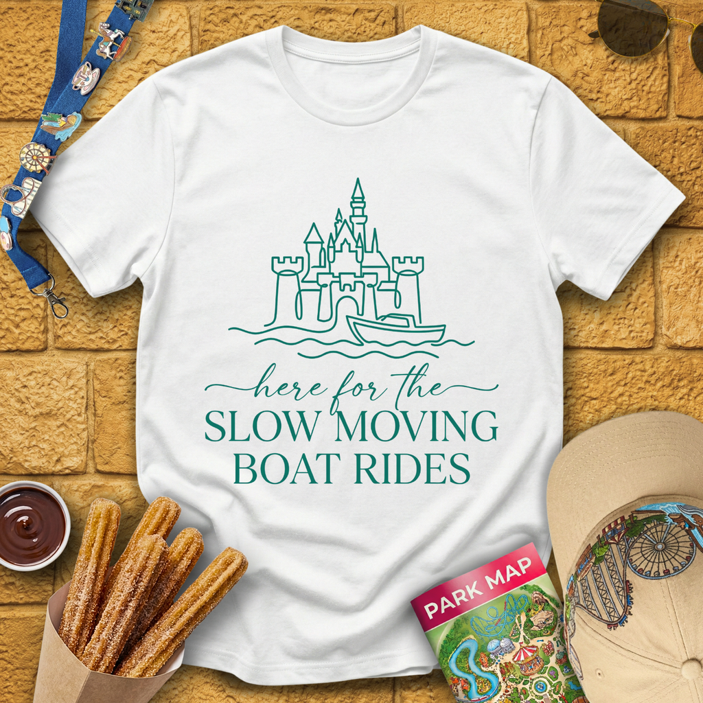 Slow Moving Boat Rides [Sleek] T-Shirt