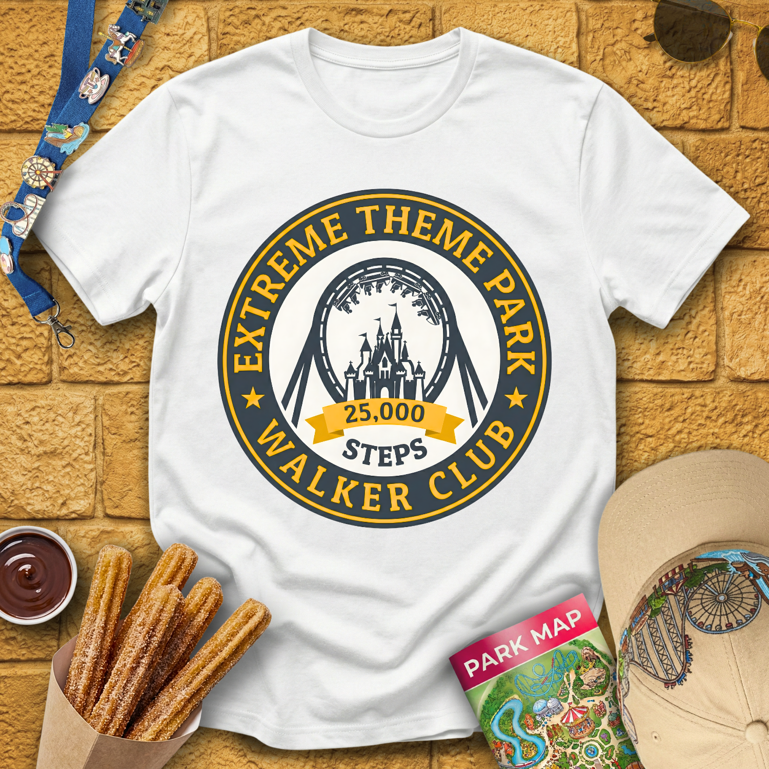 Extreme Theme Park Walker Club T-Shirt