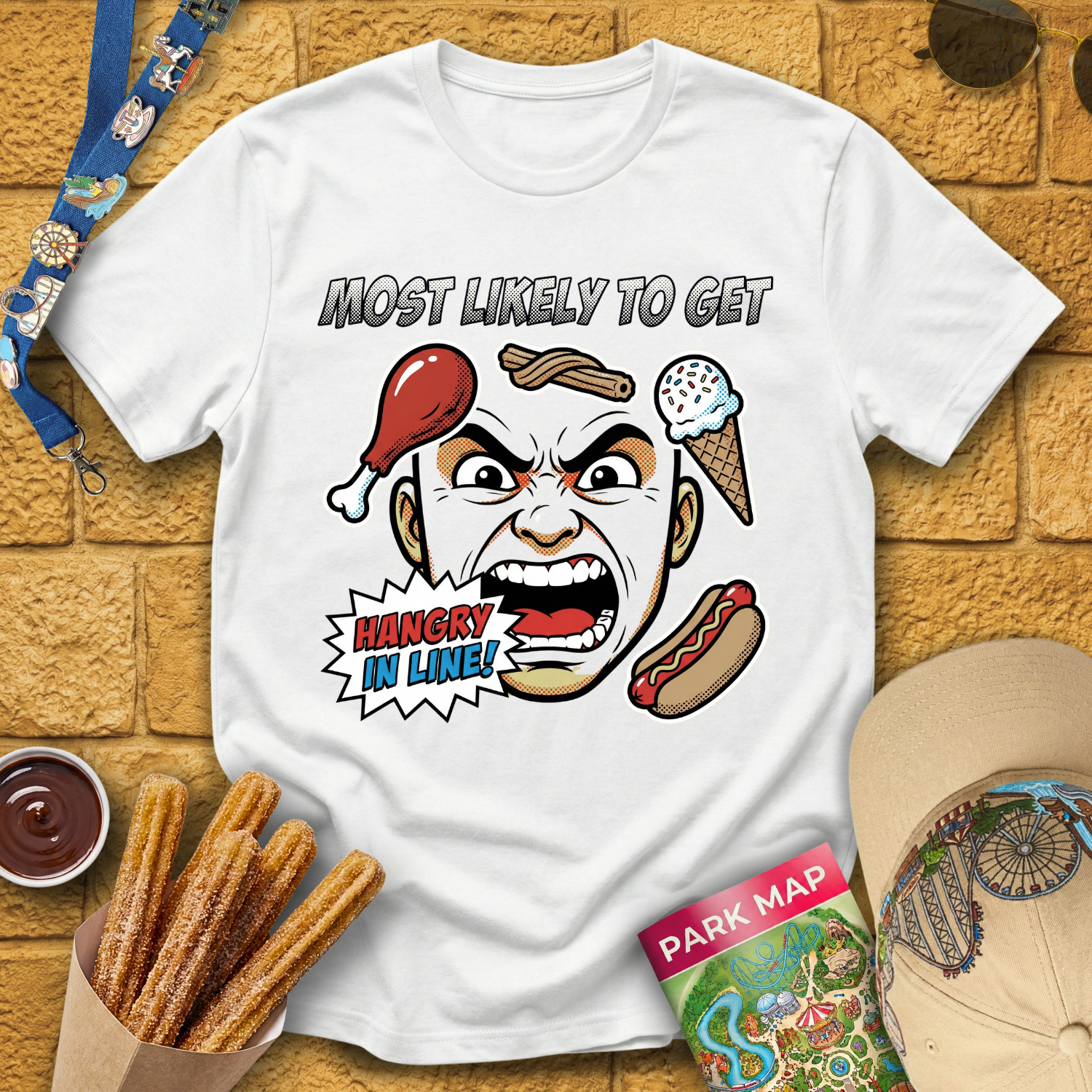 Hangry In Line [Comic] T-Shirt