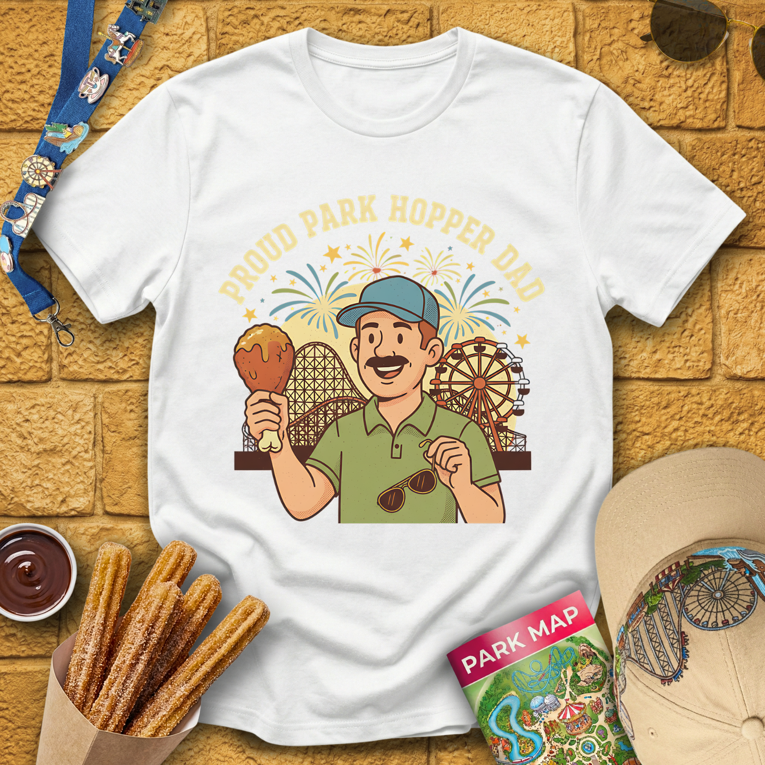 Proud Park Hopper Dad [Fun] T-Shirt