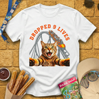 Cat Dropped 9 Lives T-Shirt