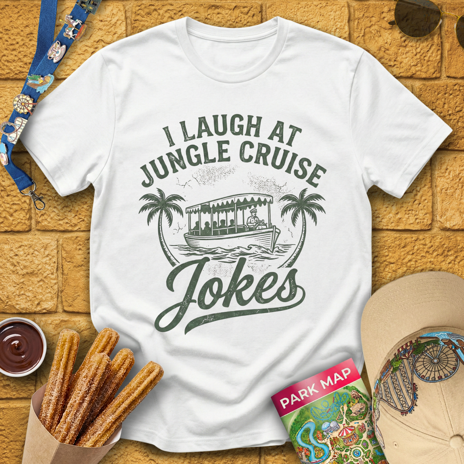Jungle Cruise Jokes [RetroBrush] T-Shirt
