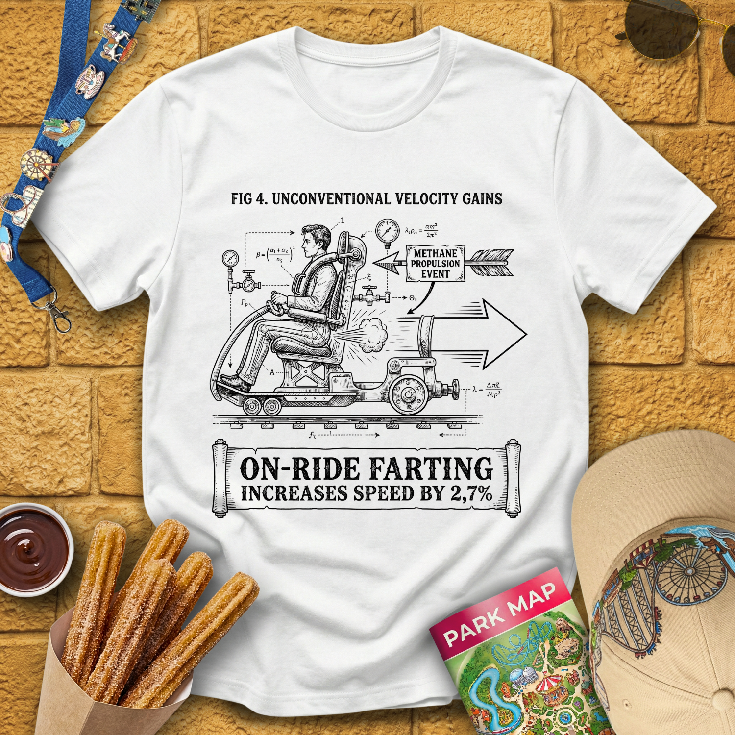 Farting Increases Speed [Tech] T-Shirt