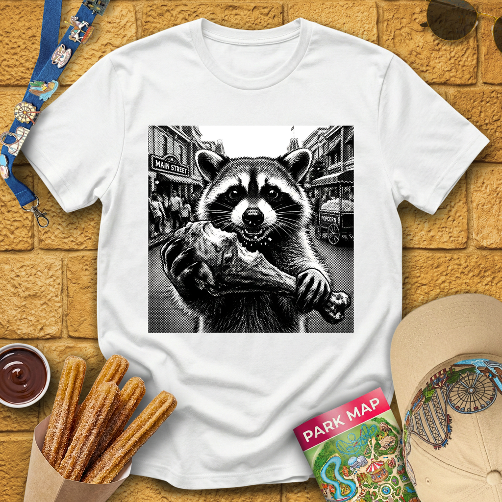 Raccoon Turkey Leg T-Shirt